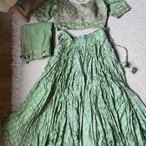 Green Lehenga Choli